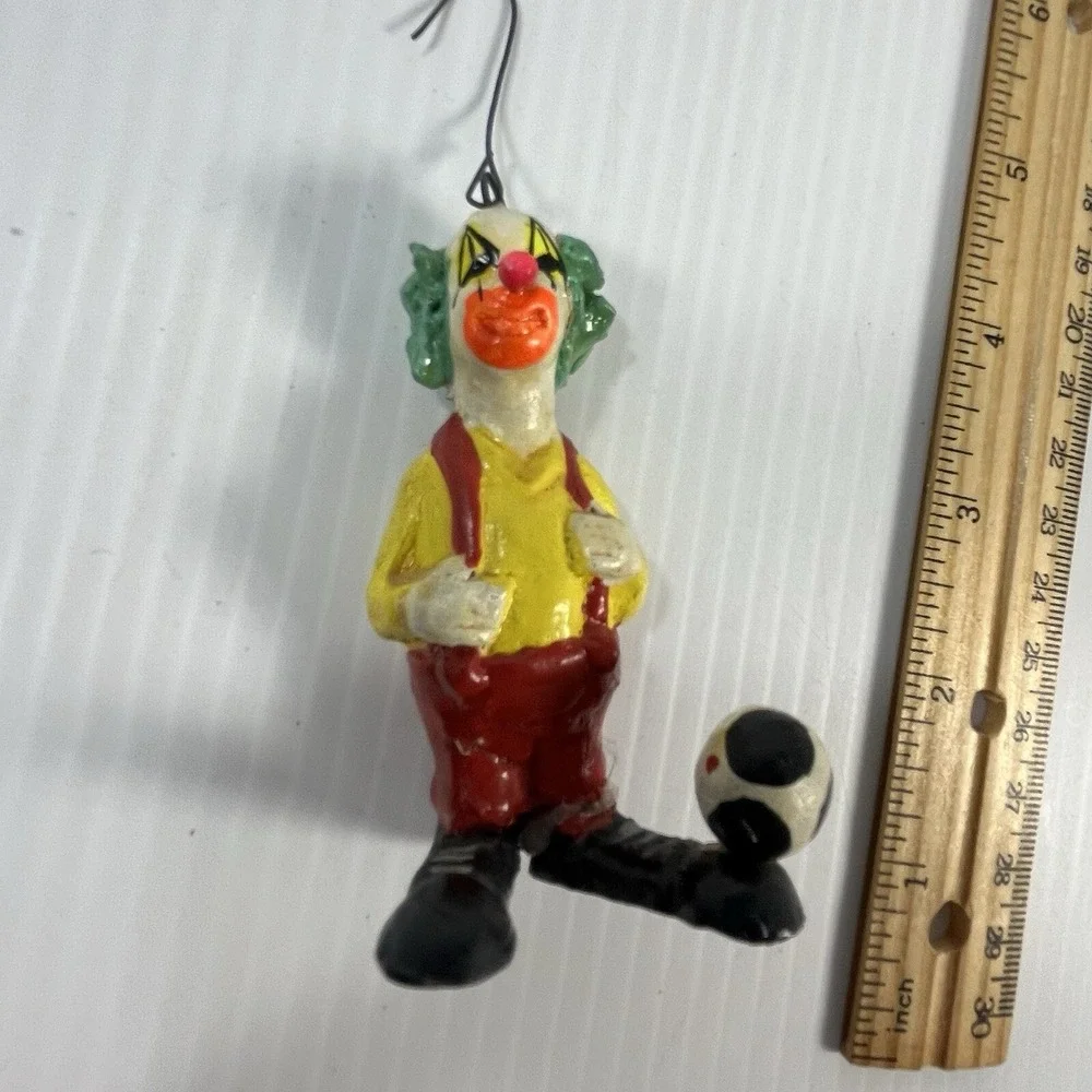 Clown Christmas Ornament Holiday Decor Soccer Ball